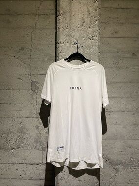 LSKD (FITSTOP) Men's White Logo Tee Shirt NWOT 🏷️
